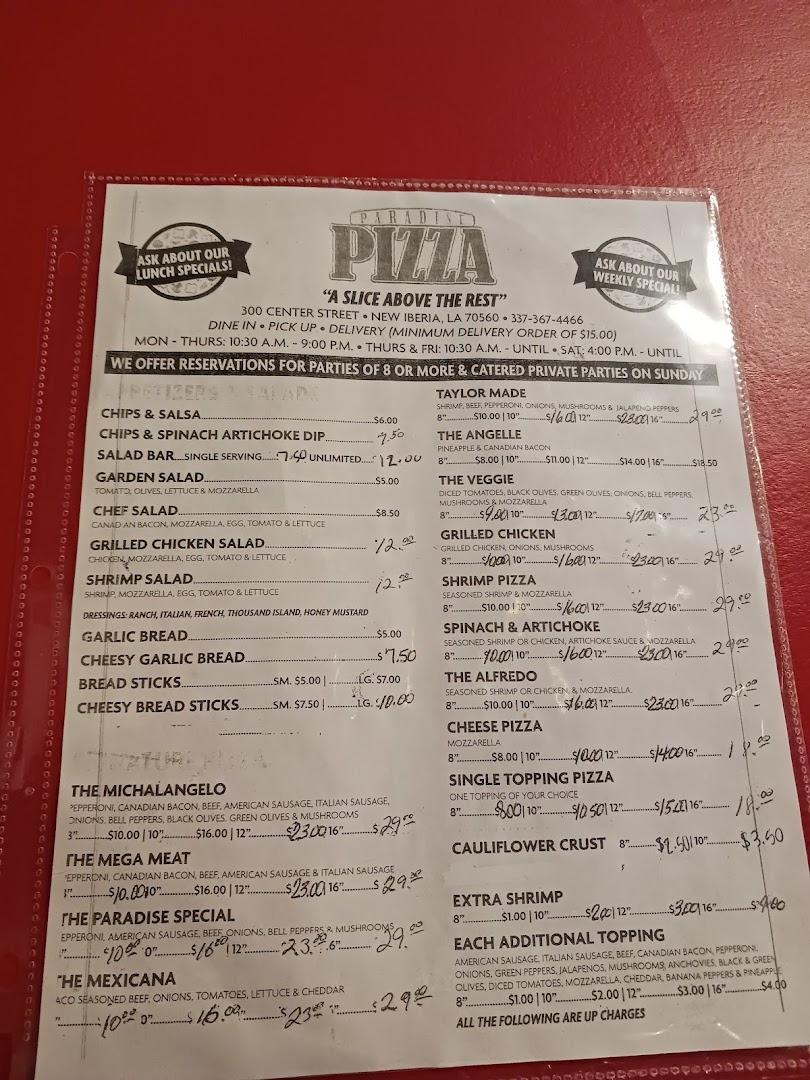 Paradise Pizza